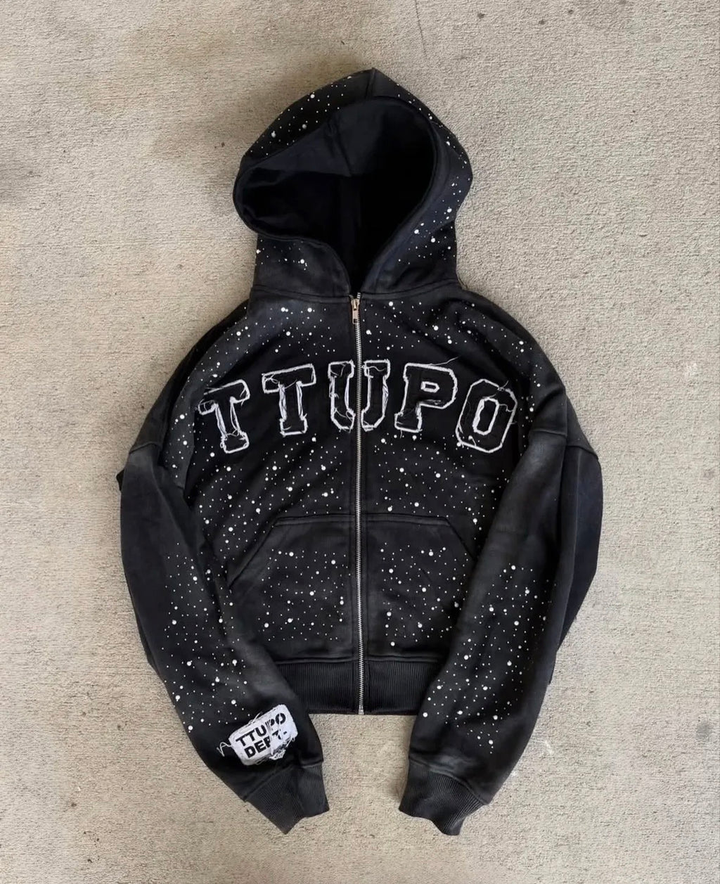 05 rhinestone hoodie