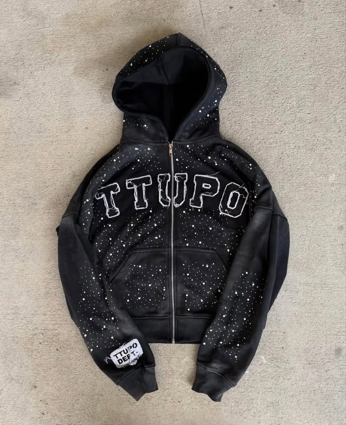 05 rhinestone hoodie
