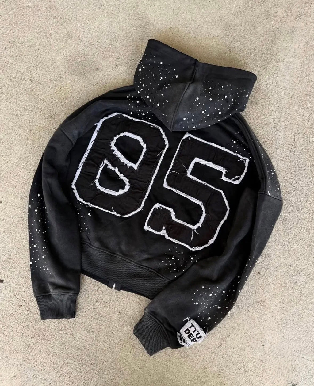 05 rhinestone hoodie
