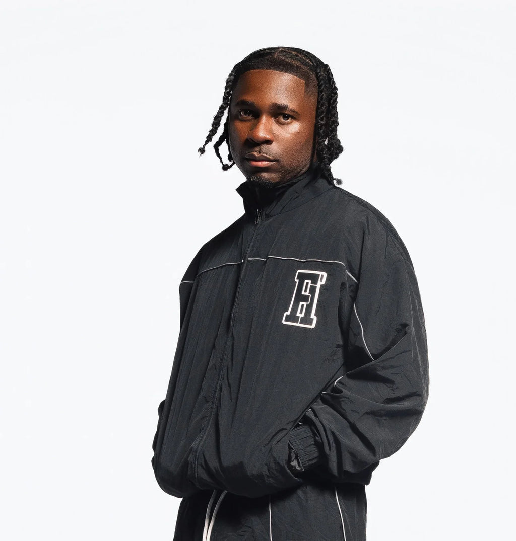 Essential Windbreaker Tracksuit Black
