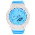G shock clear blue